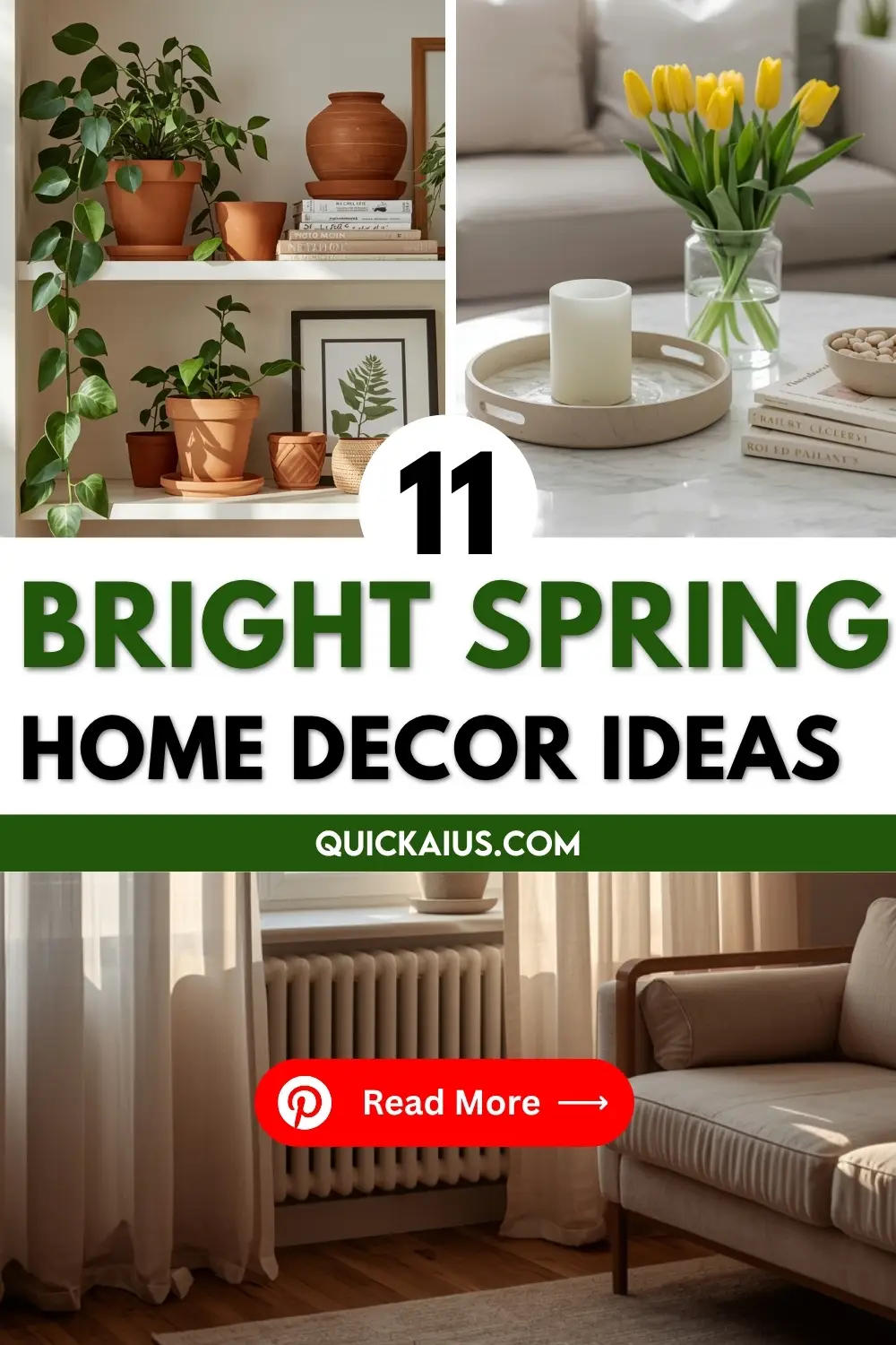 11 Bright Spring Home Decor Ideas